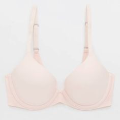 Nwt Aerie Real Sunnie Full Coverage Lightly Lined Bra | Size: 32a | Color: Ballet Pink Sunshine, Meet Recycling! Our Sunnie Bra Is Now Real Good. It's Still The #1 Fit You Love, Now Made With Recycled Fibers. New! Real Good, Real Soft Fabric With 360 Degree Stretch (The Same Stretch You Love, Now Better For Our World!) Adjustable Straps For A Fit That's All You 4 Row Hook & Eye Closure For Ultimate Adjustability! Style: 9792-8260 | Color: 133 Materials & Care 66% Recycled Nylon, 34% Elastane Use Sequin Bra, Aerie Bras, White Lace Bralette, Aerie Real, Lace Halter Bralette, White Bralette, Black Lace Bra, Ballet Pink, Love Now