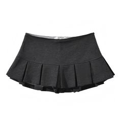 dark-grey-gray-slim-fit-pleated-low-rise-waisted-mini-micro-skirt-skort-with-shorts-women-ladies-chic-trendy-spring-2024-summer-casual-feminine-party-date-night-out-sexy-club-wear-y2k-90s-minimalist-office-siren-style-zara-revolve-aritzia-white-fox-princess-polly-babyboo-edikted-jaded-london-brandy-melville-iamgia-areyouami Y2k Mini Pleated Skirt, Cute Short Skirts, Micro Skirts, Mini Skirt Aesthetic, Feminine Y2k, Grey Skirts, Mini Black Skirt, Low Waisted Skirt