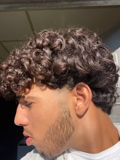 Grown Out Curly Hair Men, Short Hair Cuts For Men With Curly Hair, Taper Fade Curly Hair Men Long