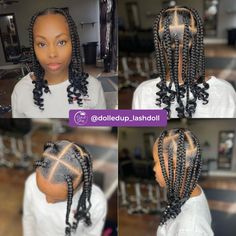 50 Captivating Coi Leray Braids with Curly Ends - What Hair to Use & How To Guide - Coils and Glory Braided Designs, Stylish Updos, Inspired Hairstyles, Hair Game