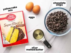 ingredients needed to make chocolate cake for easter