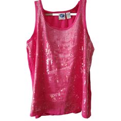 Pink Sparkle, Sequin Tank, Dream Wardrobe, Cute Tops, Fashion Inspiration, Nice Dresses, Going Out, Style Inspiration, Womens Tops