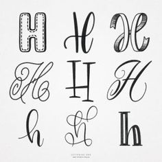 some type of lettering that is black and white with the letters h, m, d