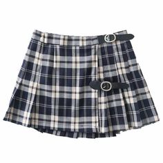 Black Plaid Mini Skirt Dark Blue Outfit, Skirt Png, Black Plaid Mini Skirt, Chloe's Closet, Skirt Aesthetic, Skirt Streetwear, Womens Pleated Skirt, Grunge Clothes, Inspo Fits