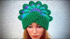 Mütze 🌷 Turban „MÜTUBA“#häkeln #petraperle #häkelnmachtglücklich #mütze #crochet #haekelanleitung Crochet Hats, Crochet, Hats, Pattern