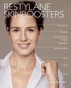 Restylane Skinboosters - gir huden en fuktinnsprøyting og ny glød Galderma Aesthetics, Clinic Aesthetic, Skin Fillers, Youthful Face, Aesthetic Nursing, Lips Shape, Aesthetic Dermatology, Aesthetic Nurse, Cosmetic Dermatology