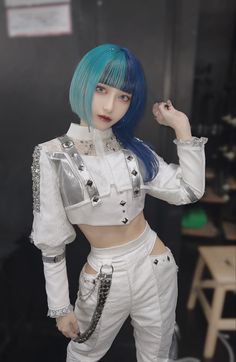 Pastel Techwear, Cyberpunk Style, Asian Outfits, Costume Design, Wearable Art, Diy Clothes, Aesthetic Clothes