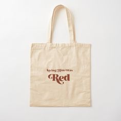 100% cotton reusable shopping carry bag with digital print on one side. Taylor Swift Tote Bag, Red Taylor Swift, Loving Him, Loving Him Was Red, Red Taylor, Cotton Tote Bag, Carry Bag, Carry On Bag, Cotton Tote Bags