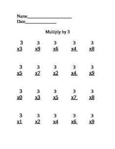 a printable math worksheet for students to practice numbers