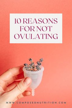 Not sure if you’re ovulating or how to track your ovulatory cycle phase for cycle syncing? In this post you’ll learn the main reasons why you’re not ovulating. This can show up as PMS symptoms or fertility issues. Find more fertility hacks and PMS tips at composednutrition.com. Fertility Hacks