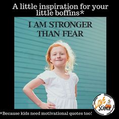 #minimotivaton If we can teach our kids that fear is the only thing stopping them and they can conquer it - they will be fly. Our Kids