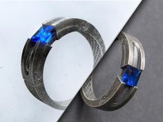 Powers And Abilities, Engagement Rings 101, Futuristic Shapes, Onyx Ring Men, Supernatural Powers, Fantasy Ring, Mom Ring, Blue Stone Ring