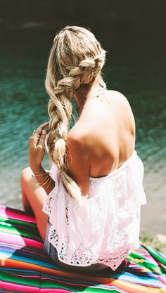 Half Braid Hairstyles, Big Braid, Half Braid, Big Braids, Girls Short Haircuts, Girl Haircuts, Braid Hairstyles, Inspiration Mode