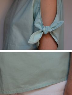 Cool vintage blouse made of rather lightweight mint green fabric. Short sleeves with open shoulders and ties. Era: 80's, People's Republic of Poland Fabric: poly-cotton blend Condition: very good Estimated size: L (please, check the measurements) Measurements (measured flat, need to be doubled to get the circumference): Chest: 50 cm / 19,7 inches Length: 65 cm / 25,6 inches Blue Summer Blouse With Tie Sleeves, Pastel Cotton Tops For Summer, Green Tie Sleeves Blouse For Spring, Green Summer Blouse With Tie Sleeves, Summer Green Blouse With Tie Sleeves, Spring Green Blouse With Tie Sleeves, Green Blouse With Tie Sleeves For Spring, Sleeve Scrunchies, Mint Green Blouse