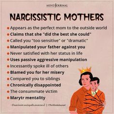 a poster with an image of two people and the words narcissistic mothers