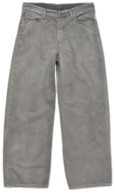 a pair of grey pants on a white background