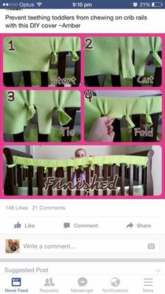 instructions for how to make a baby crib skirt