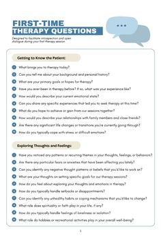 110 First Session Therapy Questions PDF | Counseling Session Tools | Therapist Session Notes Conversation Starter Mental Health Psychiatrist First Session Therapy Ideas, Last Therapy Session Activities, Therapist Session, Therapy Intake Questions, First Therapy Session Questions, First Therapy Session, Person Centred Counselling, Therapy Session Notes Template, Therapy Session Notes