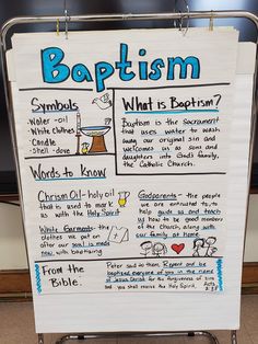 Catholic Sacraments Anchor Chart: Baptism - Etsy Sacraments Craft, Sacraments Activities, Catechism Crafts, Catholic Kids Activities, Seven Sacraments, Catholic Sacraments, Catholic Education, Catholic Family, Sunday School Activities