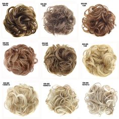 Natural Curly Messy Bun Hair Piece Scrunchie Updo Real as Human Hair Extensions | eBay Bun Extensions, Scrunchie Ponytail, Curly Bun, Peinados Recogidos, Bun Hair, Ponytail Hair, Hair Scrunchies, Elastic Hair Ties, Hair Rings