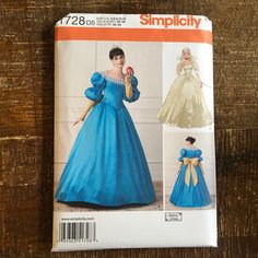 an image of a woman's dress on the cover of a sewing pattern book