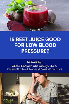 a woman sitting on the floor next to a bowl of fruit and vegetables with text overlay that reads is beet juice good for low blood pressure?