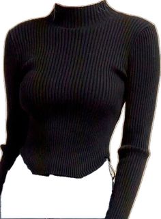 Casual Fitted Solid Color Turtleneck, Casual Stretch Ribbed Turtleneck, Chic Stretch Ribbed Mock Neck Top, Trendy Ribbed Long Sleeve Mock Neck Top, Ribbed Turtleneck Top For Fall, Trendy Fitted Ribbed Mock Neck Top, Trendy Stretch Ribbed Mock Neck Top, Fall Stretch Mock Neck Top With Ribbed Neckline, Trendy Fitted Mock Neck Top For Winter