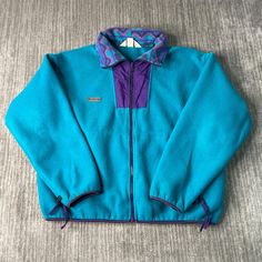 Vintage 90s Columbia Sportswear Company Two Pocket Outdoors Casual Fleece Material Blue Zip Up Jacket Extra Large Women Condition:  Excellent Used Condition  = No Flaws Measurements: Please see photos above for all measurements IF YOU BUY TWO OR MORE ITEMS USE THE CODE BUNDLE @ CHECK TO SAVE 20% WE SHIP WITHIN 24 HOURS AFTER PURCHASE! Please be aware that we do not offer free returns!! The Buyer is responsible for the cost of the return label.  Follow us on TikTok & Instagram @findsnostalgic and Blue Fleece Jacket For Streetwear, Blue Long Sleeve Fleece Jacket For Streetwear, Blue Fleece Outerwear For Streetwear, Blue Sporty Windbreaker With Fleece Lining, Blue Fleece Jacket For Fall Streetwear, Blue Long Sleeve Fleece Jacket For Outdoor Activities, Blue Fleece Track Jacket For Outdoor, Blue Fleece Sportswear Outerwear, Blue Fleece Jacket With Pockets For Sports