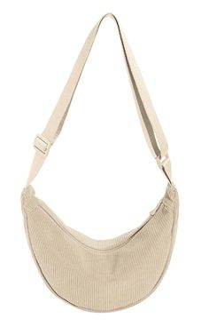 PRICES MAY VARY. 【CHIC HOBO BAGS】Fashionable & vintage crescent shoulder bag, suitable for unisex adult. The cool crossbody bag fits well with different outfits style, make you more stylish. 【MATERIAL】Outer made of high quality corduroy, inner made of polyester, with smooth zipper. Soft and comfortable to carry, lightweight, waterproof, durable and delicate. 【DIMENSION & CAPACITY】Size approx 13.5"(Top-Length)*3.9"(Width)*6.3"(Height). This crossbody bag consists of one xompartment with patch poc Edgy Classic Outfits, Edgy Classic, Trendy Belts, Baggu Bags, Crescent Bag, Walking Bag, Dumpling Bag, Small Tote Bag, Small Tote