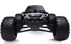 the remote controlled monster truck is ready to go off - road or out in the wild