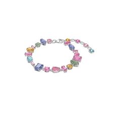 Tavimart New Sparkling Colorful Crystal Bracelets For Women Korean Zircon Metal Chain Bracelet Party Jewelry Valentine's Day Gift Necklaces Star, Bracelet Party, Choker Silver, Romantic Necklace, Fashion Star, Stars Hollow, Women Bracelet, Star Style, Valentines Jewelry