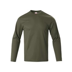 Men's Long Sleeve TShirts Our long-sleeved t-shirts are made from high-quality, breathable 100% polyester fabric that feels soft against your skin and ensures all-day comfort. The longer sleeves provide added warmth and coverage, making them a reliable choice for any weather condition.With a wide range of colors and styles to choose from, you'll find the perfect match for your personal taste. The classic crew neck design and tailored fit create a sleek and modern silhouette, making these t-shirts suitable for both casual outings and dressier occasions. Key Features: Premium quality 100% polyester fabric for comfort and durability. Long sleeves for added warmth and style. Versatile design is suitable for various occasions. Available in a variety of colors and styles. Classic crew neck for a Functional Green Long Sleeve Tops, Technical Long Sleeve Sweatshirt For Outdoor, Functional Long Sleeve Moisture-wicking Sweatshirt, Mens Long Sleeve Green Shirt, Outdoor Moisture-wicking Crew Neck Sweatshirt, Cheap Green 3/4 Sleeve T-shirt, Long Sleeve Tshirts, Outdoor Long Sleeve Moisture-wicking Sweatshirt, Compression Shirt Men