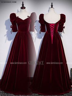 10% off now|Free shipping world-wide. Burgundy Elegant Velvet Long Party Dress with Half Sleeves at GemGrace. Click to learn our pro custom-made service for wedding dress, formal dress. View #PromDresses for more ideas. Burgundy Velvet Dress For Formal Occasions, Elegant Short Sleeve Velvet Dress, Short Sleeve Velvet Party Dress, Velvet Short Sleeve Party Dress, Brooke Lee, Long Party Dress, Gorgeous Prom Dresses, For Wedding Dress, Diy Fashion Clothing