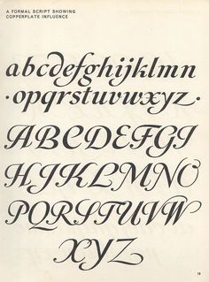 the upper and lower case of an old fashioned script