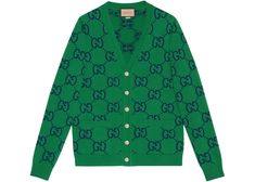 Gucci Jacket Women 2022, Casual Green Gucci Outerwear, Luxury Blue Gucci Outerwear, Luxury Casual Gucci Cardigan, Luxury Green Chic Cardigan, Gucci Designer Jacquard Knit Cardigan, Gucci Luxury Wool Cardigan, Designer Gucci Jacquard Knit Cardigan, Luxury Gucci Elegant Cardigan