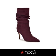 out of stock Chic Fitted Boots For Date Night, Elegant Boots For Date Night In Fall, Elegant Fall Date Night Boots, Dress Booties, Dress And Heels, Stiletto Heel, Nine West, Faux Suede, Stiletto Heels