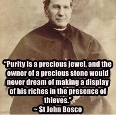 an old photo with a quote from st john bosco about the power of jesus