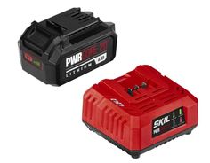 two batteries that are both red and black