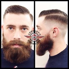 Fade Hairstyle, Barber Haircuts, Hipster Hairstyles, Latest Haircuts, Side Comb, Beard Hairstyle, Faded Hair, Short Hair Undercut