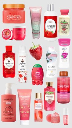 Smell Like Strawberries, Scent Guide, Shea Butter Body Lotion, Body Skin Care Products, Self Betterment, Scent Combos, Girl Products, Beautiful Beach Pictures, Pound Cake With Strawberries