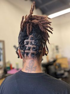 Neck Length Loc Styles, Starter Loc Updo Styles Short, Short Loc Styles For Women Updo, Elegant Loc Styles Black Women, Loc Mohawk Styles, Loc Styles Medium Updo Women, Short Starter Locs Hairstyles, Loc Updo Styles, Styling Afro Hair