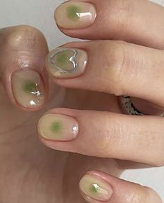 Korean Gel Nails, Korean Nail Art, Hello Nails, Blush Nails, Cute Gel Nails, Kawaii Nails