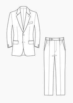 Female Shirt Designs, Men Pants Pattern, Suit Drawing, Suit Styles, Semi Formal Outfit, Trouser Pattern, Flat Pattern, Image Svg