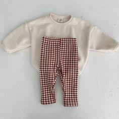 Pattern: solid, plaid Color: green, white, brown Height: 70cm, 80cm, 90cm, 100cm Thickness: normal Sleeves: long sleeves Fabric: Cotton Gender: neutral, boy, girl Launch: Autumn 2021 Season: spring, autumn and winter Gingham Cotton Long Sleeve Sets, Gingham Cotton Sets With Long Sleeves, Gingham Cotton Set With Long Sleeves, Long Sleeve Gingham Cotton Set, Plaid Long Sleeve Sets For Fall, Cotton Gingham Pants For Fall, Gingham Cotton Pants For Fall, Fall Gingham Cotton Pants, White Cargo Pants For Fall