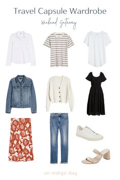 Soft Wardrobe Aesthetic, 7 Day Travel Capsule Wardrobe, Weekend Capsule Wardrobe, Minimalist Travel Wardrobe, Travel Capsule Wardrobe Summer, 10 Item Wardrobe, Gen Z Wedding, Capsule Wardrobe Checklist, Packing For Travel