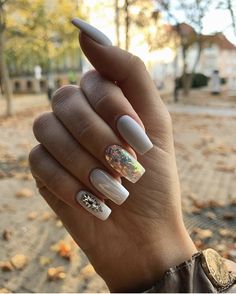 Nails 2020, Pretty Acrylic Nails, Simple Nails, Stylish Nails, Fun Nails, Nails Inspiration, Pretty Nails, Nail Inspo