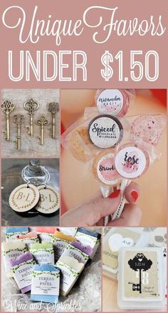 unique favors under $ 150 are perfect for any special occasion