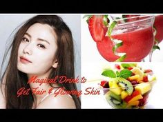 Hi..This video is about how to prepare a magical drink to get fair and glowing skin.Ingredients :OrangeMosambiPomogranatessapotastrawberryOrange benefits for... Fruits For Glowing Skin, Fair Glowing Skin, Food For Glowing Skin, Improve Skin Complexion, Health Aesthetic, Aesthetic Health, Tattoo Health, Beauty Foods