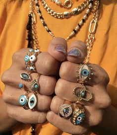 Evil Eye Rings, Hippie Ring, Eye Rings, Hippie Rings, Evil Eyes, Evil Eye Ring