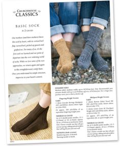 an article in the magazine shows two women's feet wearing socks